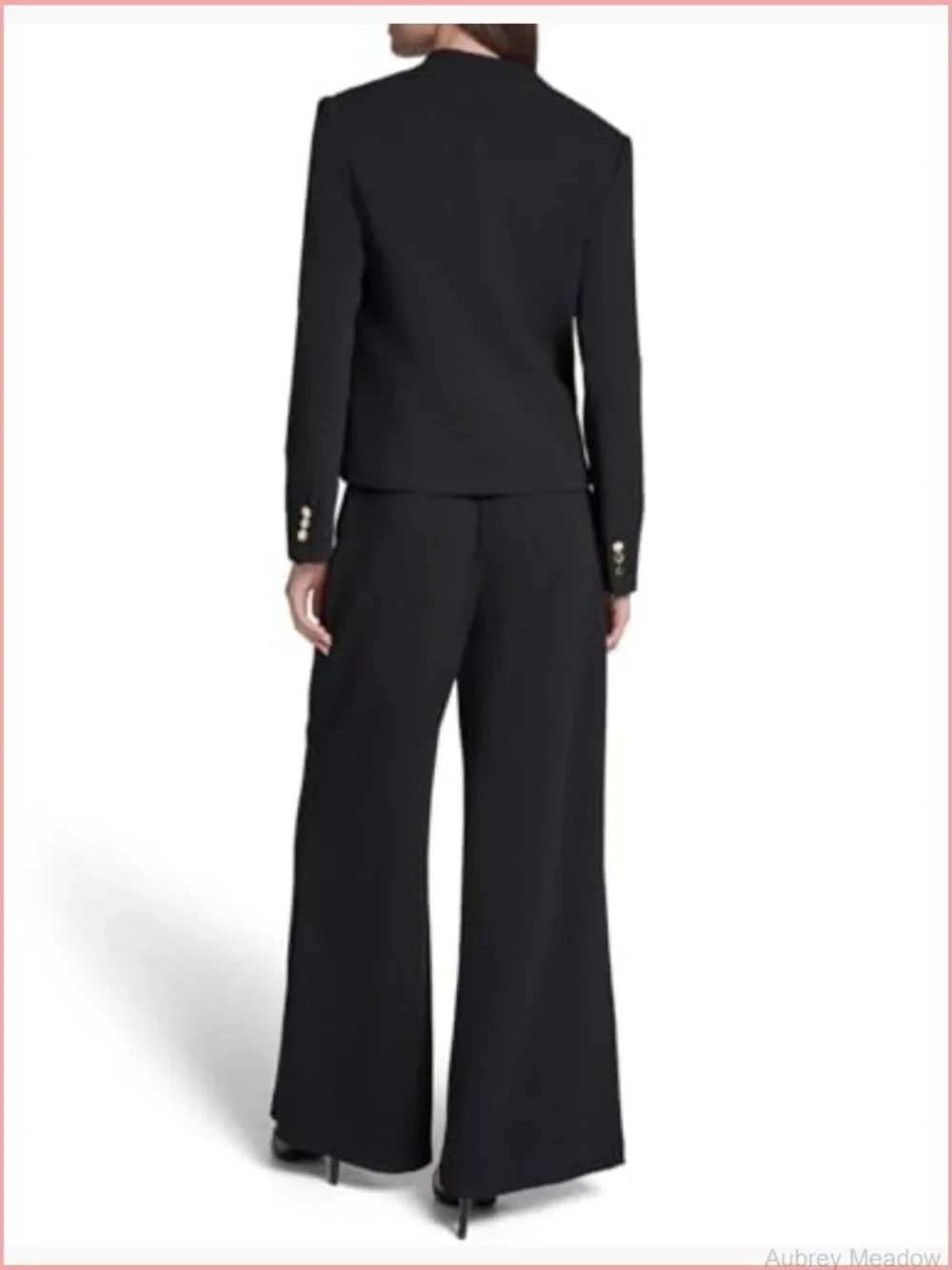 Woven Blazer, Long Sleeve, Hook and Eye Closure, Dry Clean Only